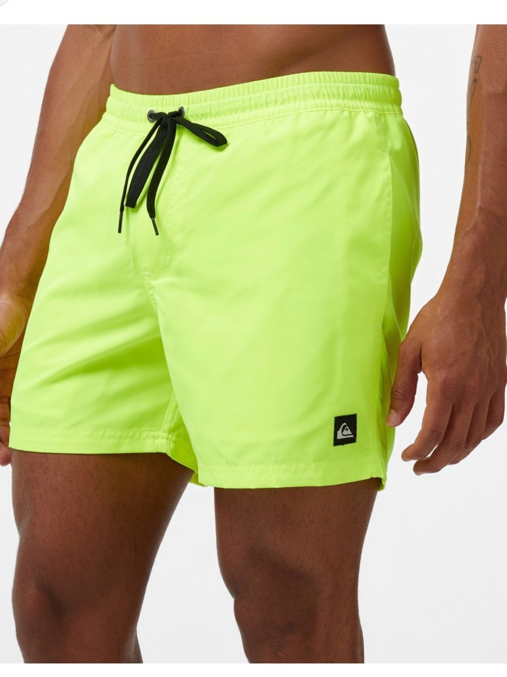 Quiksilver Everyday Solid Volley Swim Shorts XL Neon Green 3.5” Inseam Men’s